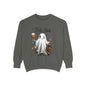 Spooky Ghost Sweatshirt | Trick or Treat Apparel, Halloween Gift, Cozy Unisex Top, Fall Fashion, Casual Wear