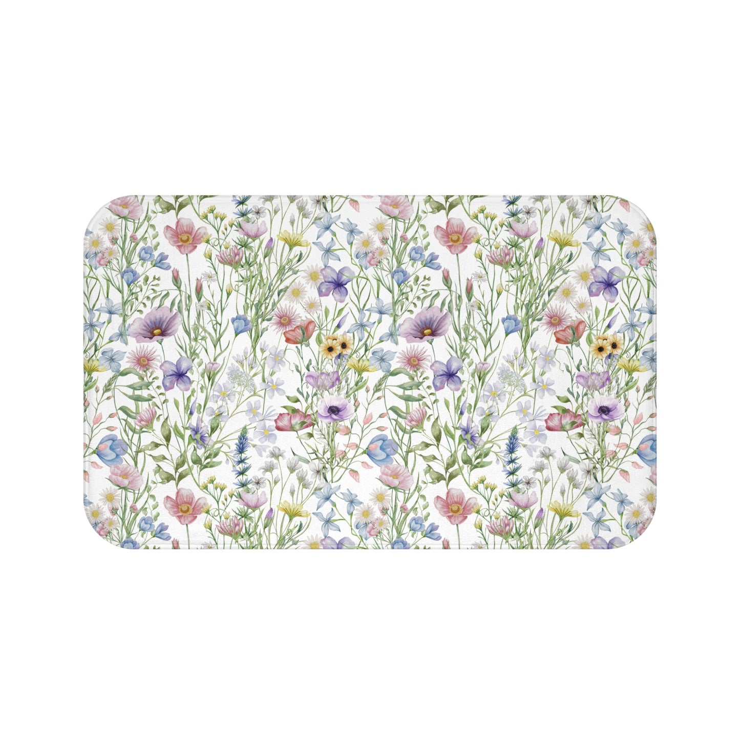 Bath Mat Wildflowers