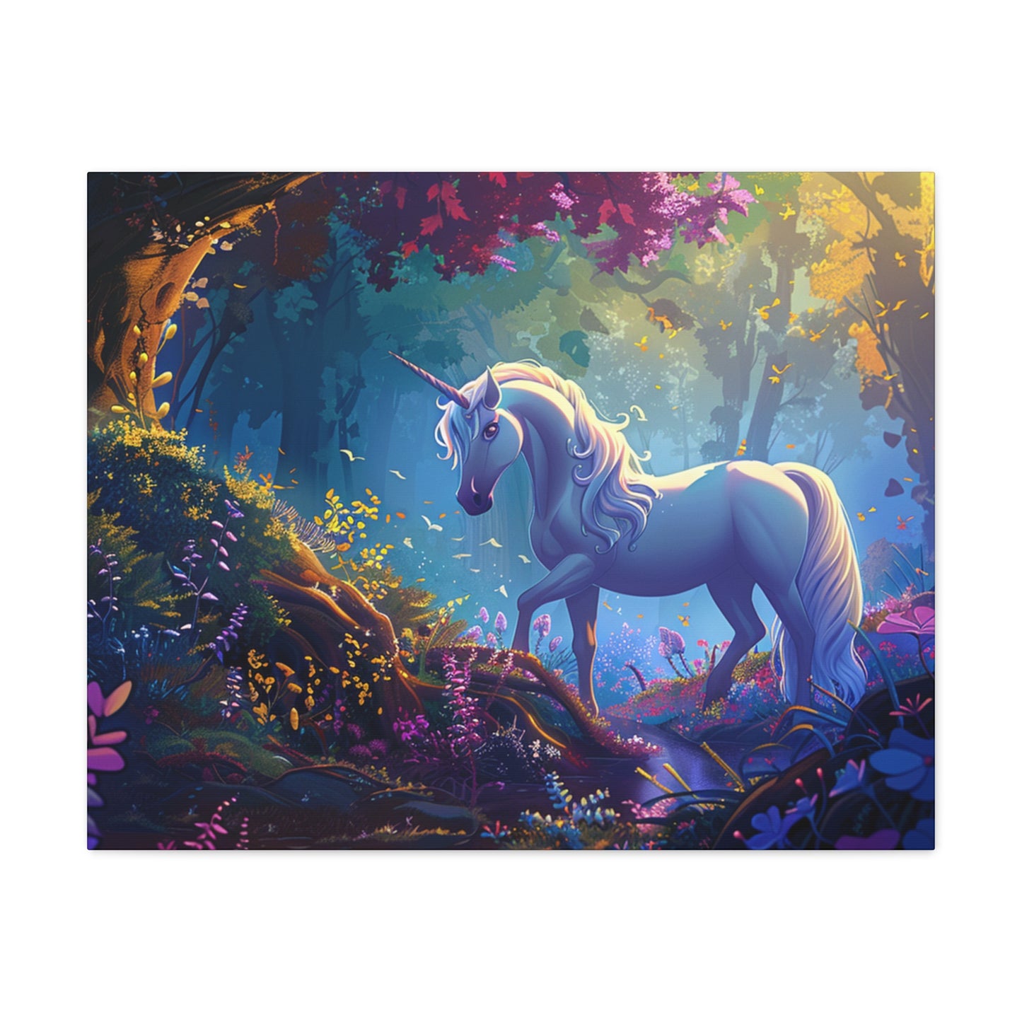 Matte Canvas, Stretched, 1.25" - Unicorn