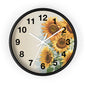 Sunflower Bouquet Wall Clock | Floral Home Decor, Kitchen Clock