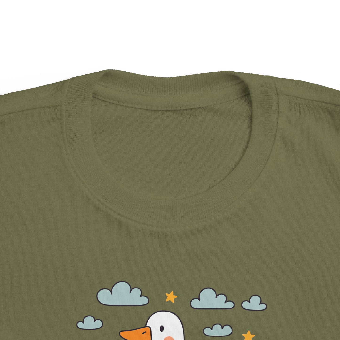 Cute Toddler's Tee with Happy Duck Design, Perfect for Playtime, Gifts, or Family Outings, Summer Fun, Animal Lovers