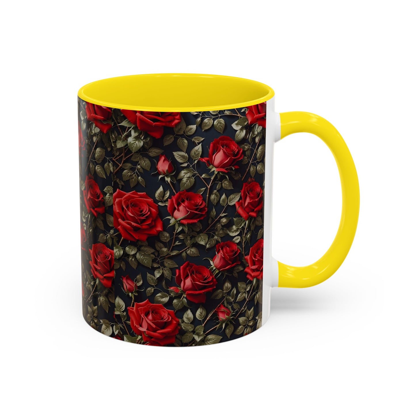 Elegant Floral Accent Coffee Mug - Perfect for Garden Lovers, Home Decor, Gift for Her, Tea Lovers, Mother's Day