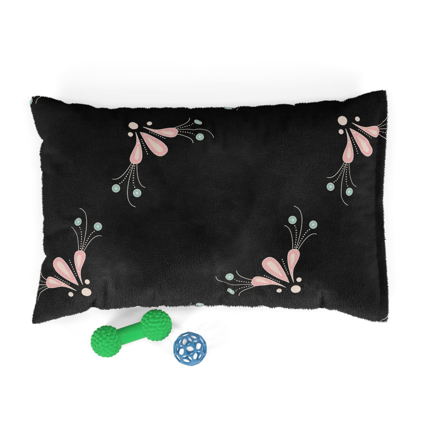 Floral Pet Bed, Cozy Dog Bed, Cat Bed for Relaxation, Stylish Pet Accessory, Comfortable Pet Sleeping Place