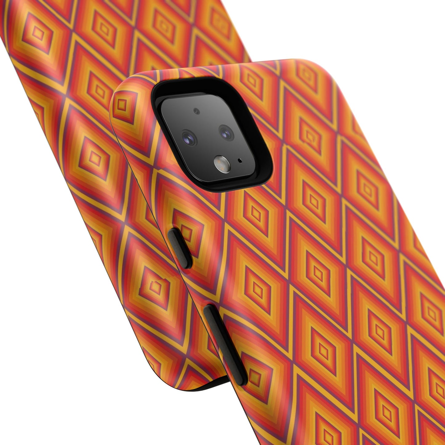 Geometric Phone Case, Tough Cases for Protection, Stylish Smartphone Cover, Vibrant Patterned Phone Accessory, Unique Gift Idea, [...]
