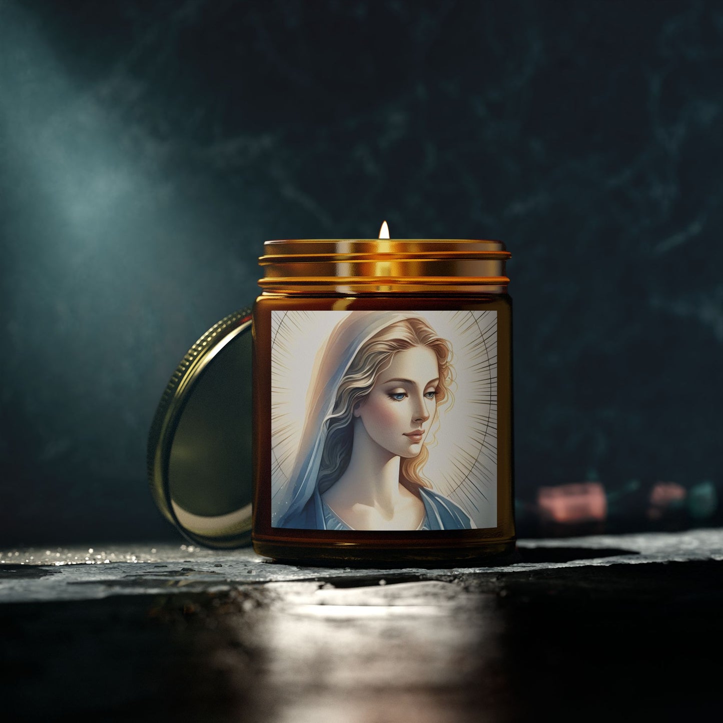 Coconut Apricot Scented Candles, Divine Serenity Candle, Meditation Candle, Gift for Her, Home Decor, Relaxation