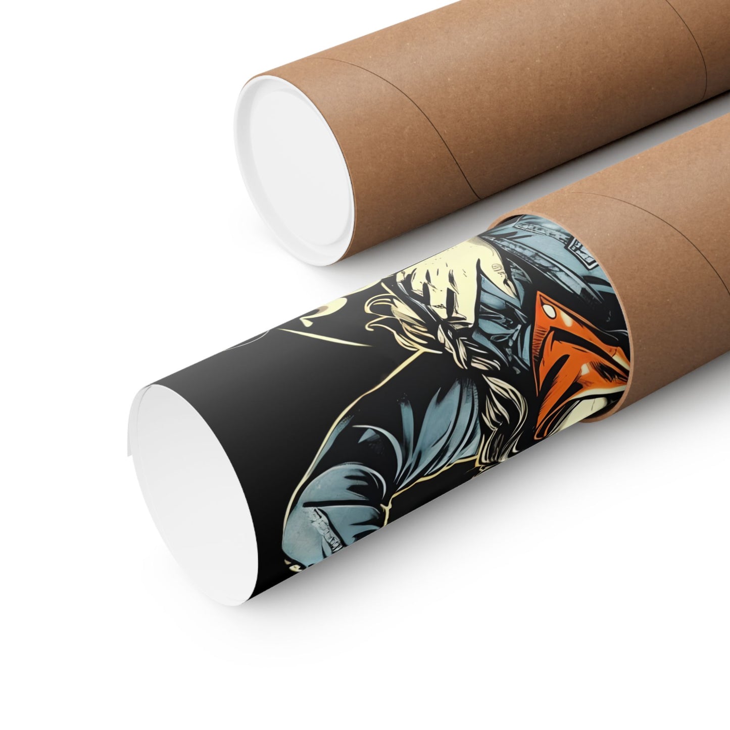 Bold & Fearless Cowboy Woman Poster — Matte Vertical Wall Art