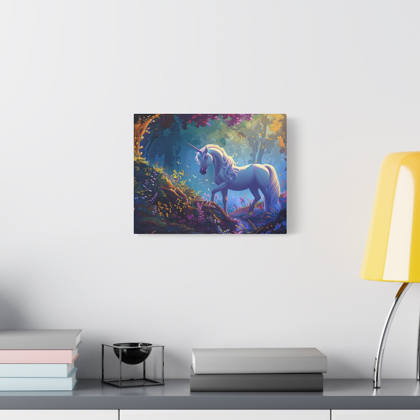 Matte Canvas, Stretched, 1.25" - Unicorn
