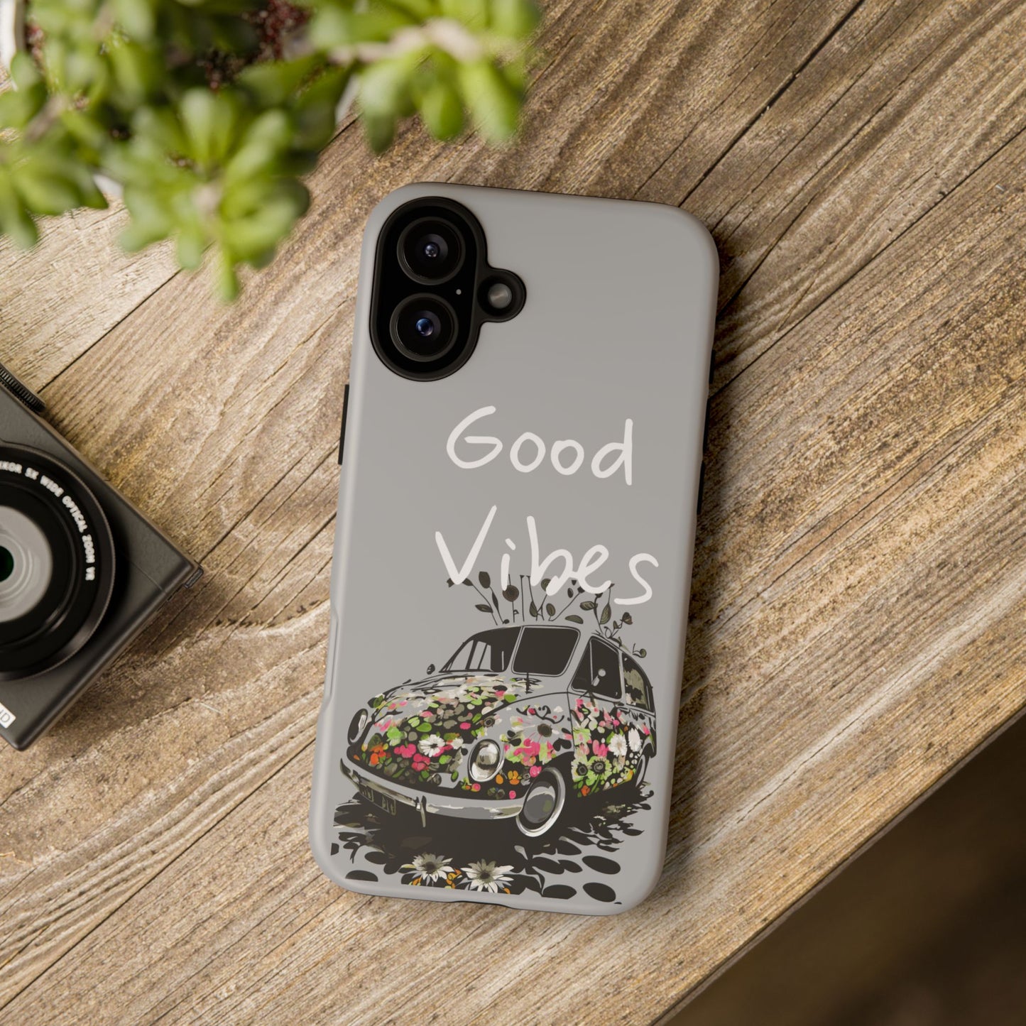 Floral Phone Case | Good Vibes, Phone Accessories, Gift for Her, Trendy Tech, Summer Vibes, Birthday Gift
