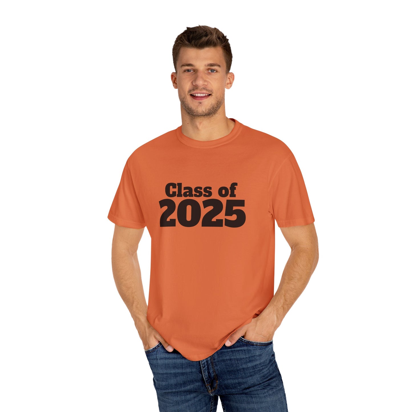 Class of 2025 Unisex Garment-Dyed T-Shirt, Graduation Gift, Back to School Tee