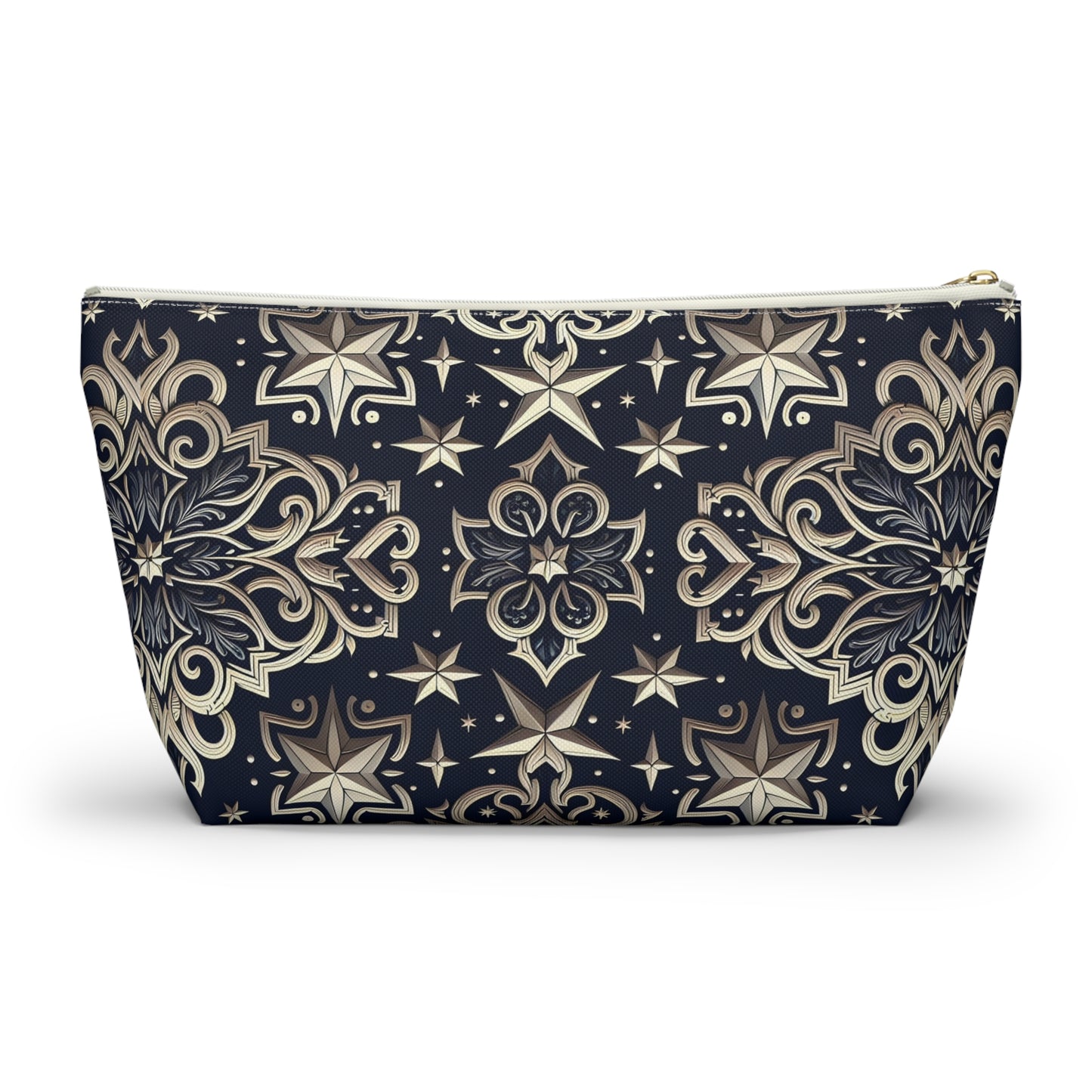 Elegant Starry Pattern Accessory Pouch | Makeup Bag, Travel Organizer, Gift for Her, Stylish Storage, Cosmetology Essentials