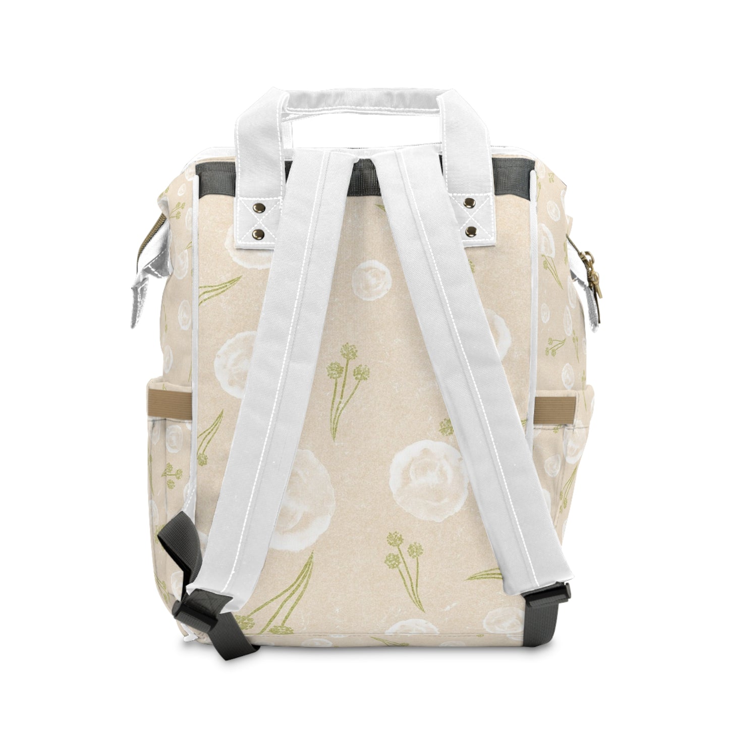 Stylish Floral Diaper Backpack - Modern Baby Bag, Functional Maternity Gift, Trendy Baby Shower Accessory, Travel-Friendly Diaper Bag, [...]