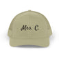 Mrs. C. Snapback Trucker Cap for Newlyweds, Wedding Gift, Bride Hat, Personalized Cap, Casual Style Accessories