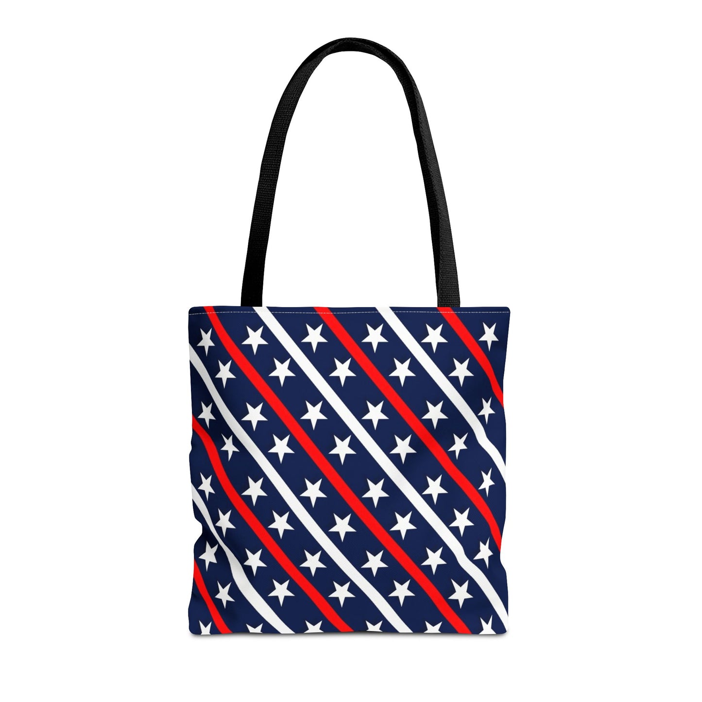 Patriotic Tote Bag, USA Flag Inspired, Star Patterned Purse, Summer BBQ, Independence Day, Memorial Day, Everyday Use