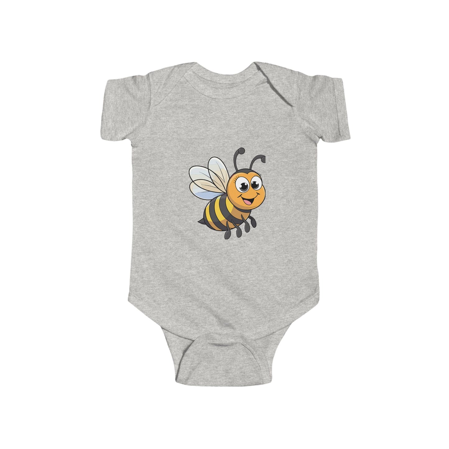 Cute Cartoon Bee Infant Bodysuit, Baby Shower Gift, Newborn Outfit, Toddler Clothes, Cute Gift for Kids
