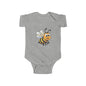 Cute Cartoon Bee Infant Bodysuit, Baby Shower Gift, Newborn Outfit, Toddler Clothes, Cute Gift for Kids