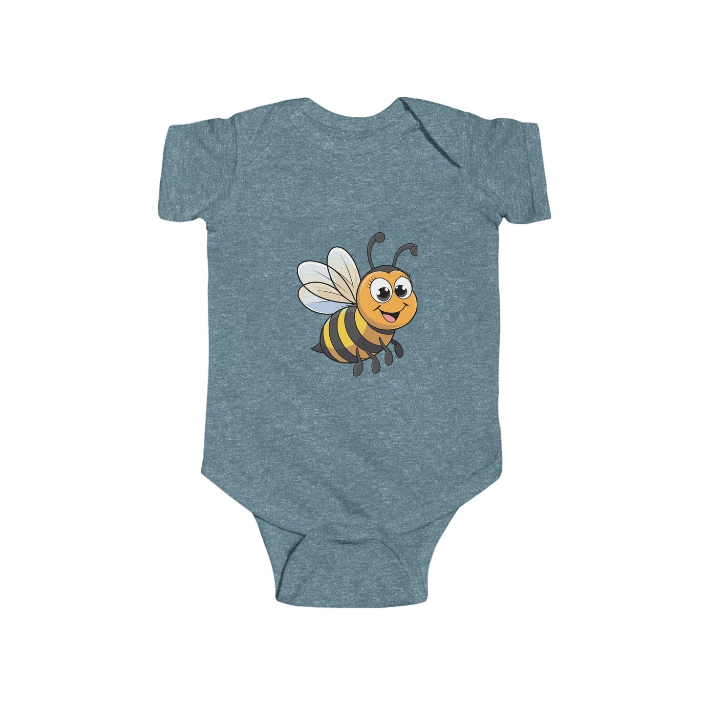 Cute Cartoon Bee Infant Bodysuit, Baby Shower Gift, Newborn Outfit, Toddler Clothes, Cute Gift for Kids