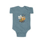 Cute Cartoon Bee Infant Bodysuit, Baby Shower Gift, Newborn Outfit, Toddler Clothes, Cute Gift for Kids