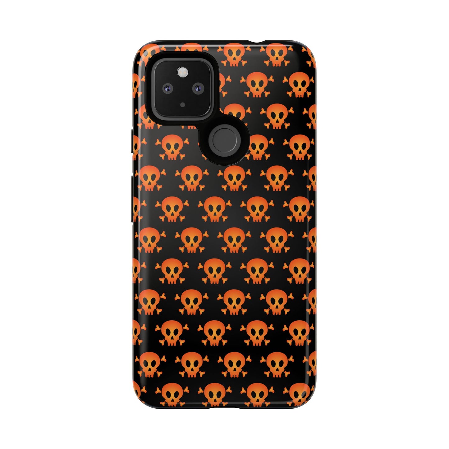 Halloween Skull Phone Case, Spooky Mobile Cover, Trick or Treat Accessory, Goth Gift, Skull Pattern Design