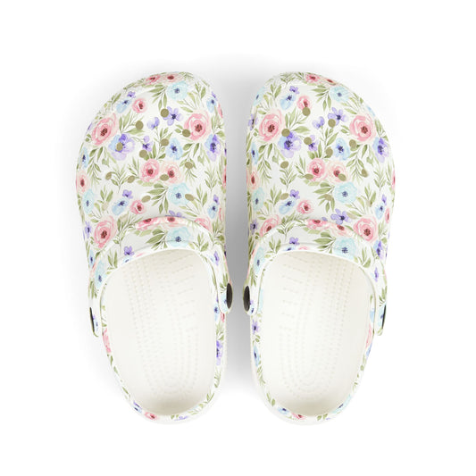 Floral Kid's EVA Clogs – Comfortable, Colorful, Perfect for Playtime, Outdoor Adventures, Summer Fun, and Garden Parties