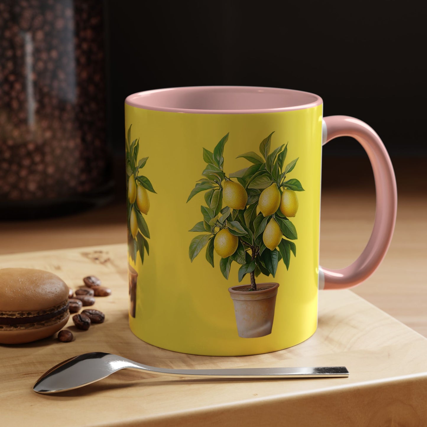 Lemon Tree Accent Coffee Mug - Cheerful Gift for Garden Lovers, Unique Kitchen Decor, Spring Celebration, Housewarming Present, [...]