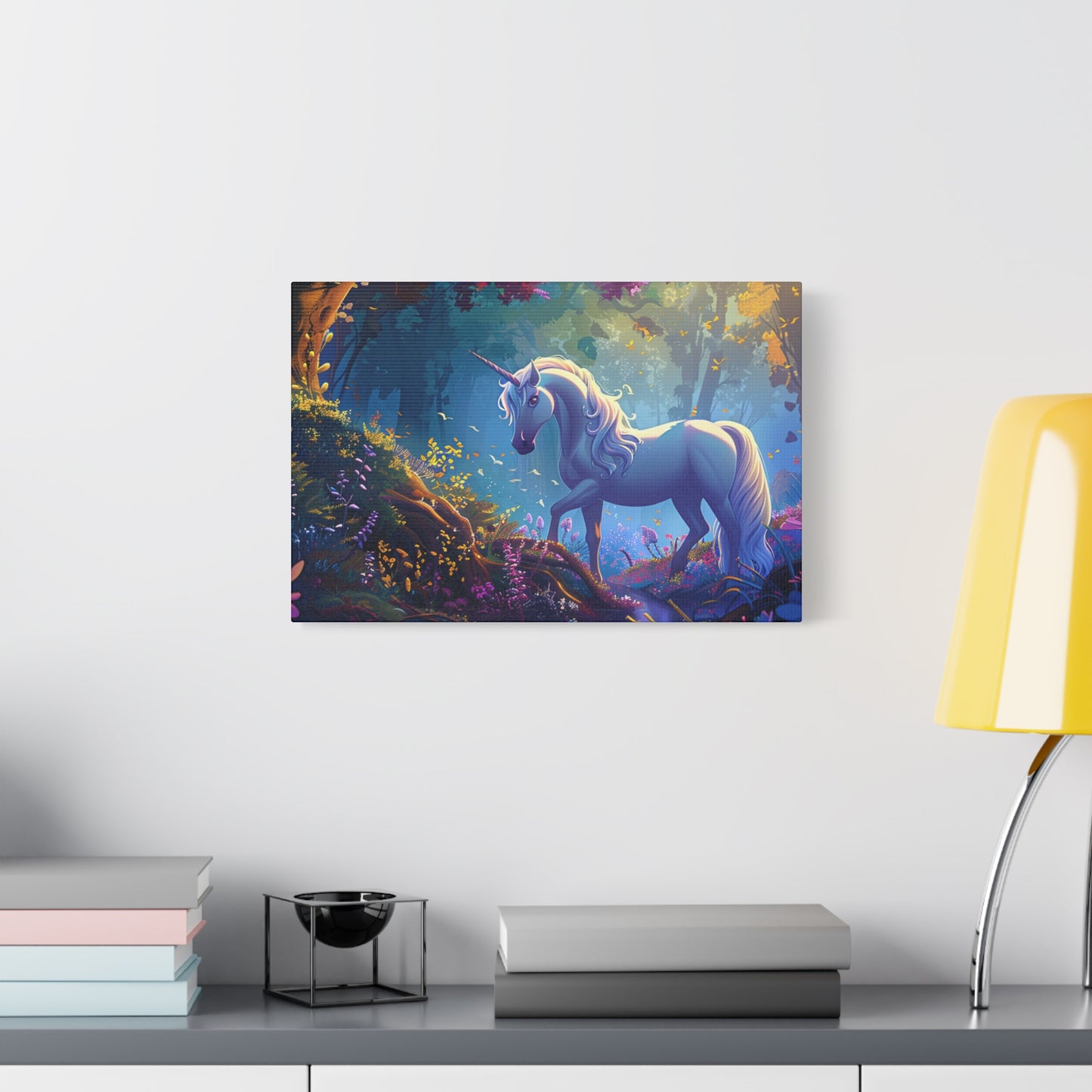 Matte Canvas, Stretched, 1.25" - Unicorn