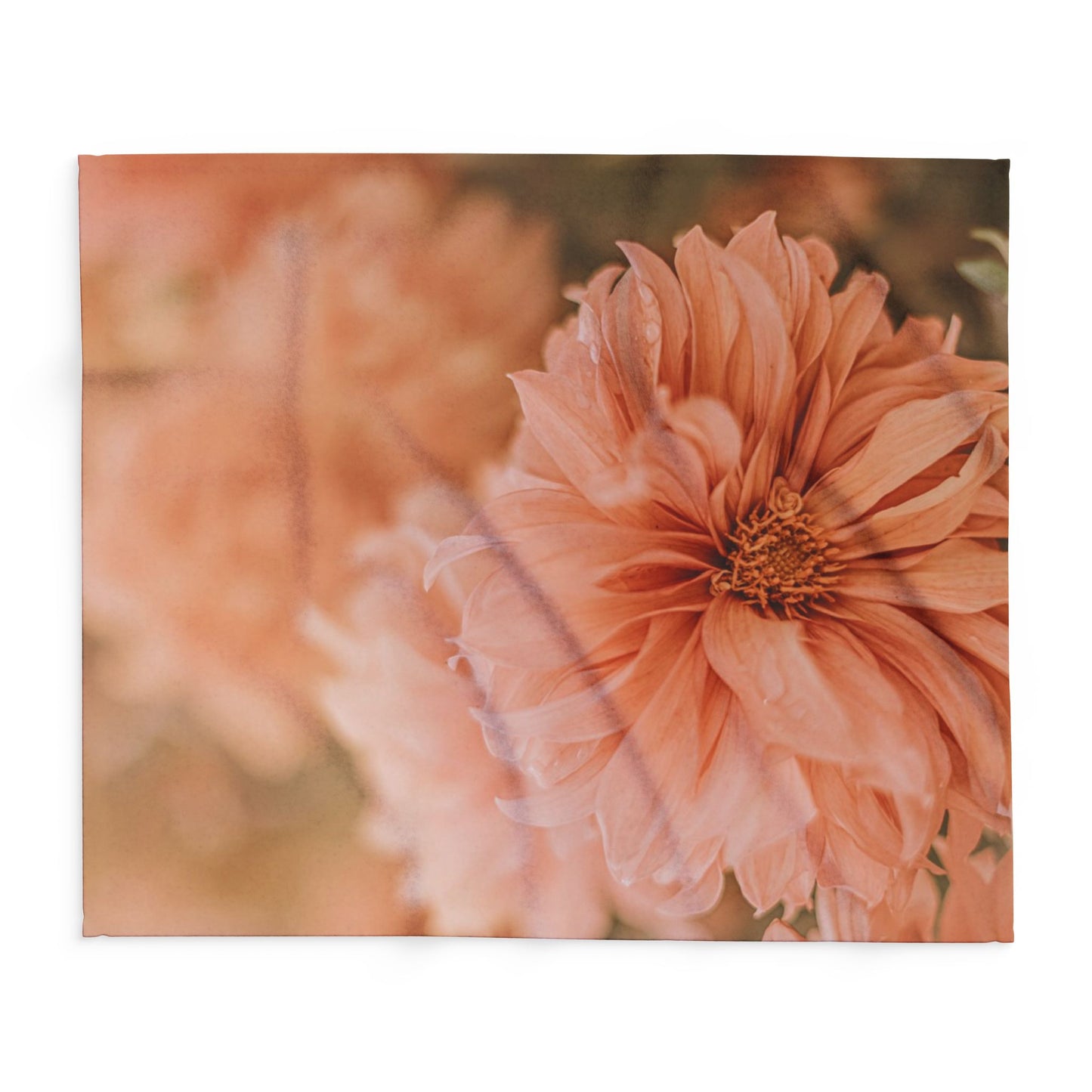 Cozy Floral Fleece Blanket | Soft Throw Blanket for Home, Boho Decor, Gift for Her, Wedding Blanket, Boudoir Accessory