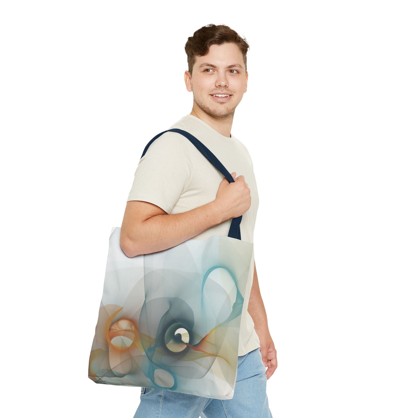 Stylish Abstract Tote Bag, Art-Inspired Bag, Perfect for Everyday Use, Trendy