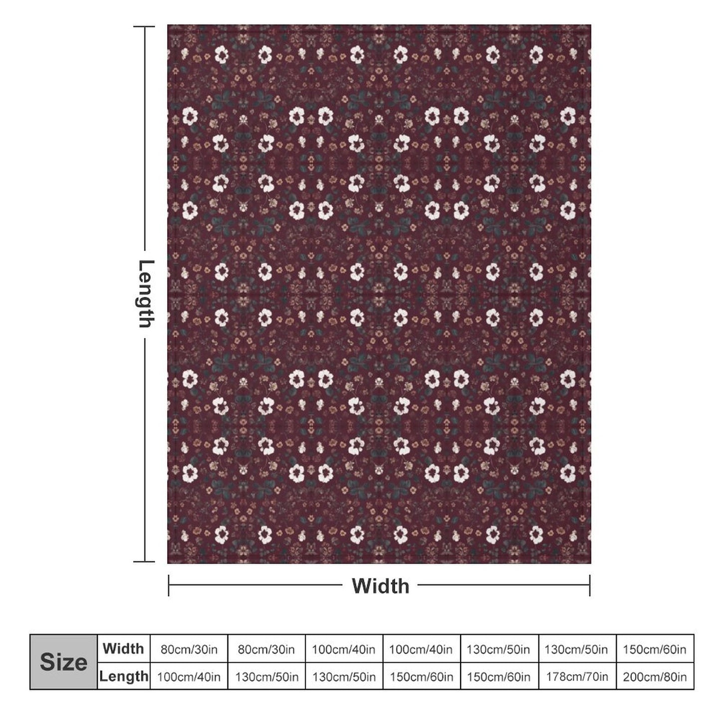 Flannel Blanket (One-sided Printing)-50"×60"