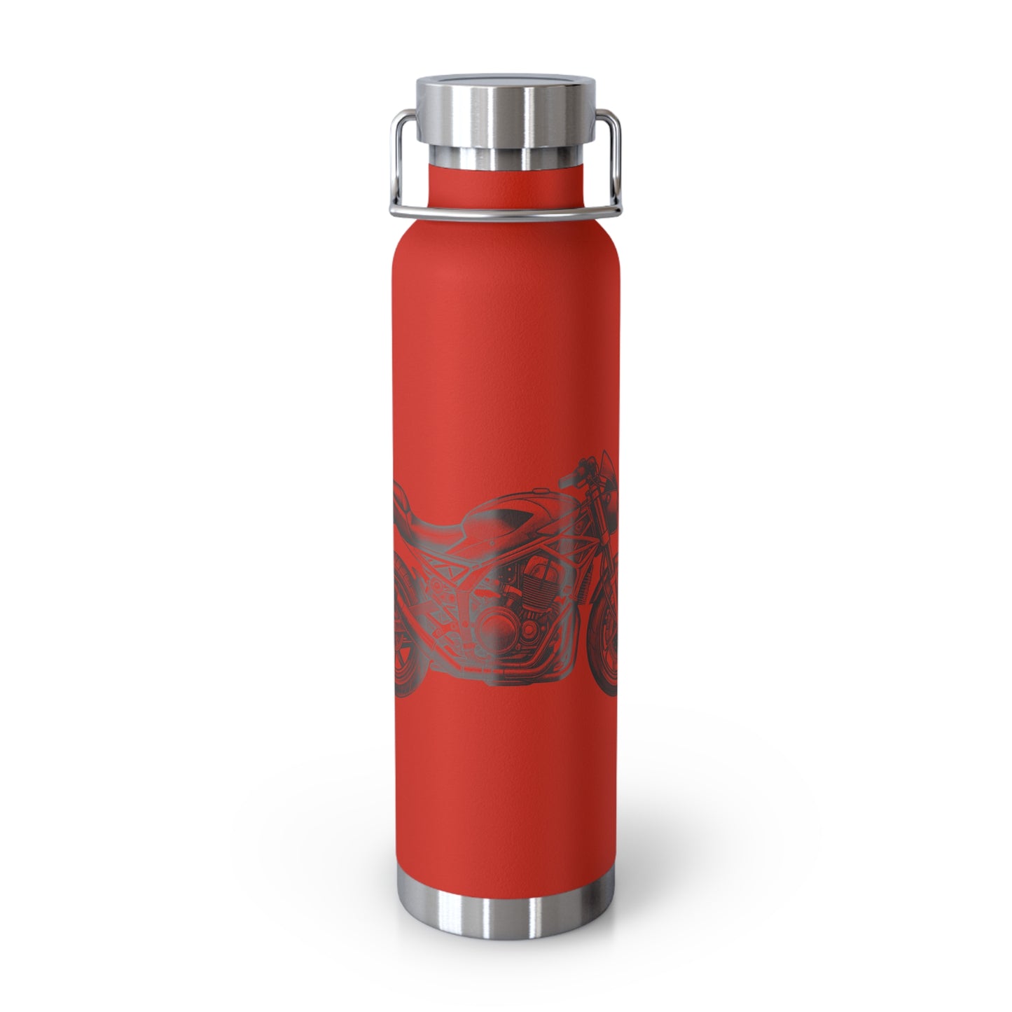 Motorcycle Insulated Water Bottle, Adventure Gift, Biker Mug, Fitness Bottle, Outdoor Hydration