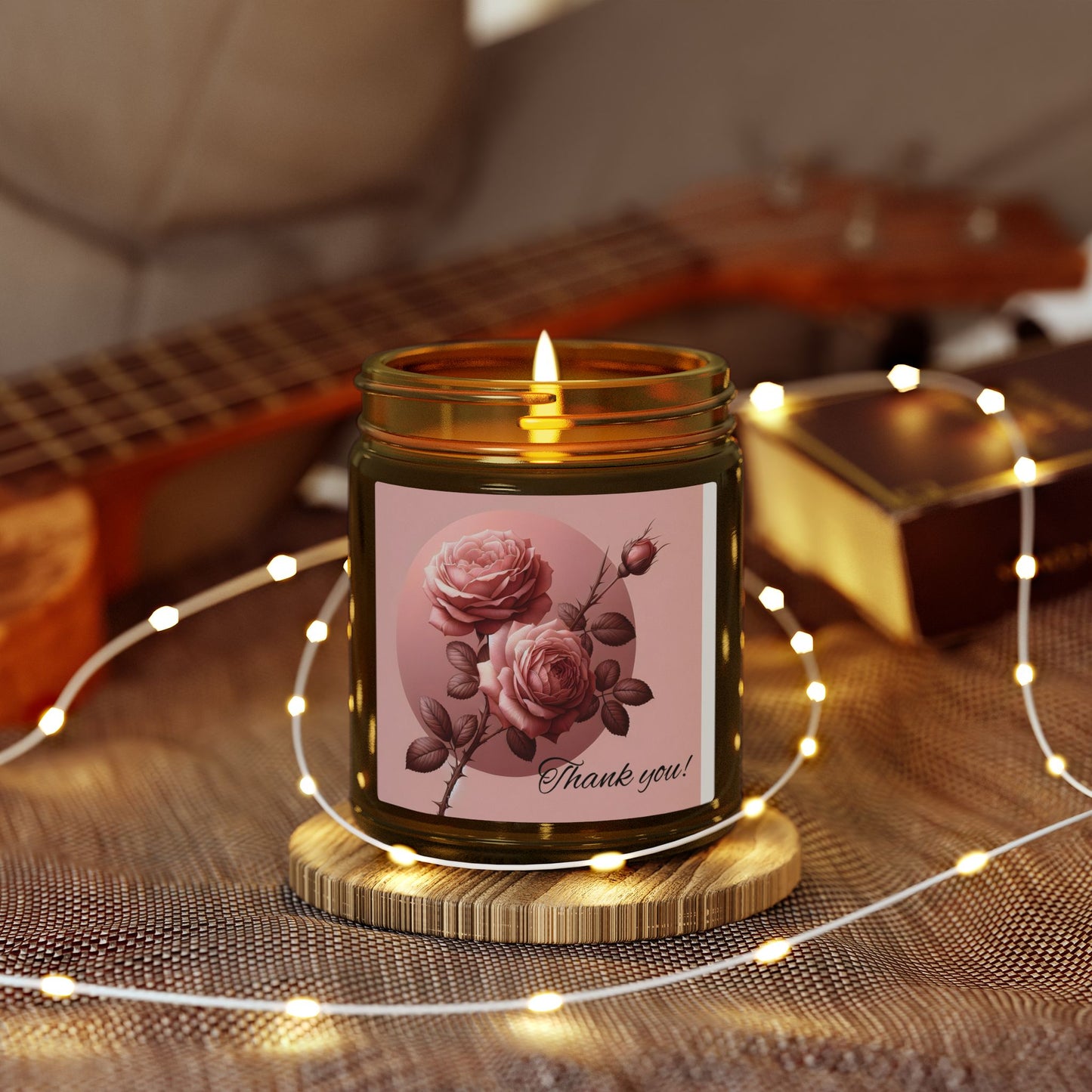 Scented Candles, Coconut Apricot Wax (4oz, 9oz)