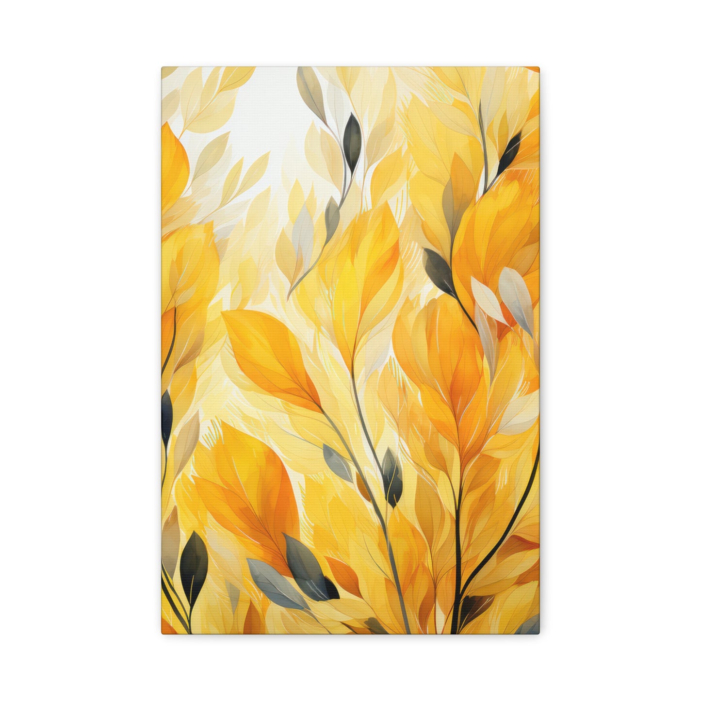 Gorgeous Yellow Matte Canvas Art Print, Stretched, 1.25"