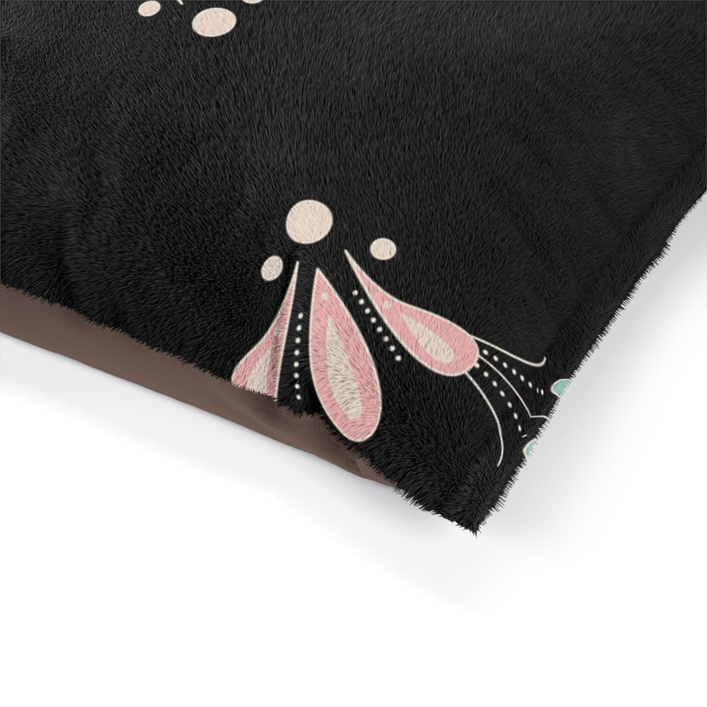 Floral Pet Bed, Cozy Dog Bed, Cat Bed for Relaxation, Stylish Pet Accessory, Comfortable Pet Sleeping Place