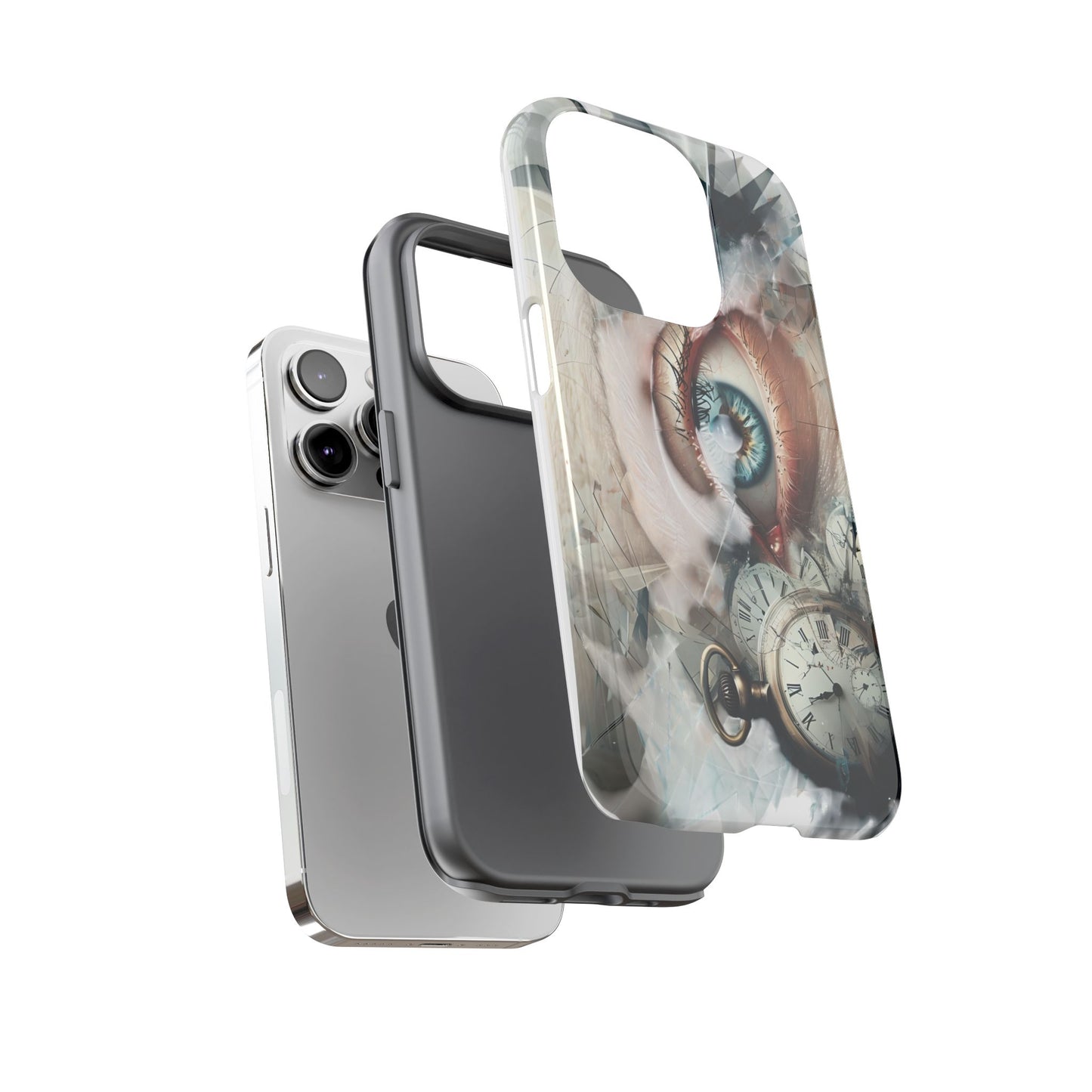 Artistic Eye Phone Case, Unique Smartphone Cover, Whimsical Gift for Art Lovers, Trendy Tech Accessory, Birthday Present, Holiday Gift