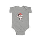 Cute Christmas Panda Bodysuit for Infants, Baby Christmas Outfit, Holiday Gift for Newborns, Festive Baby Clothes, Santa Panda Design