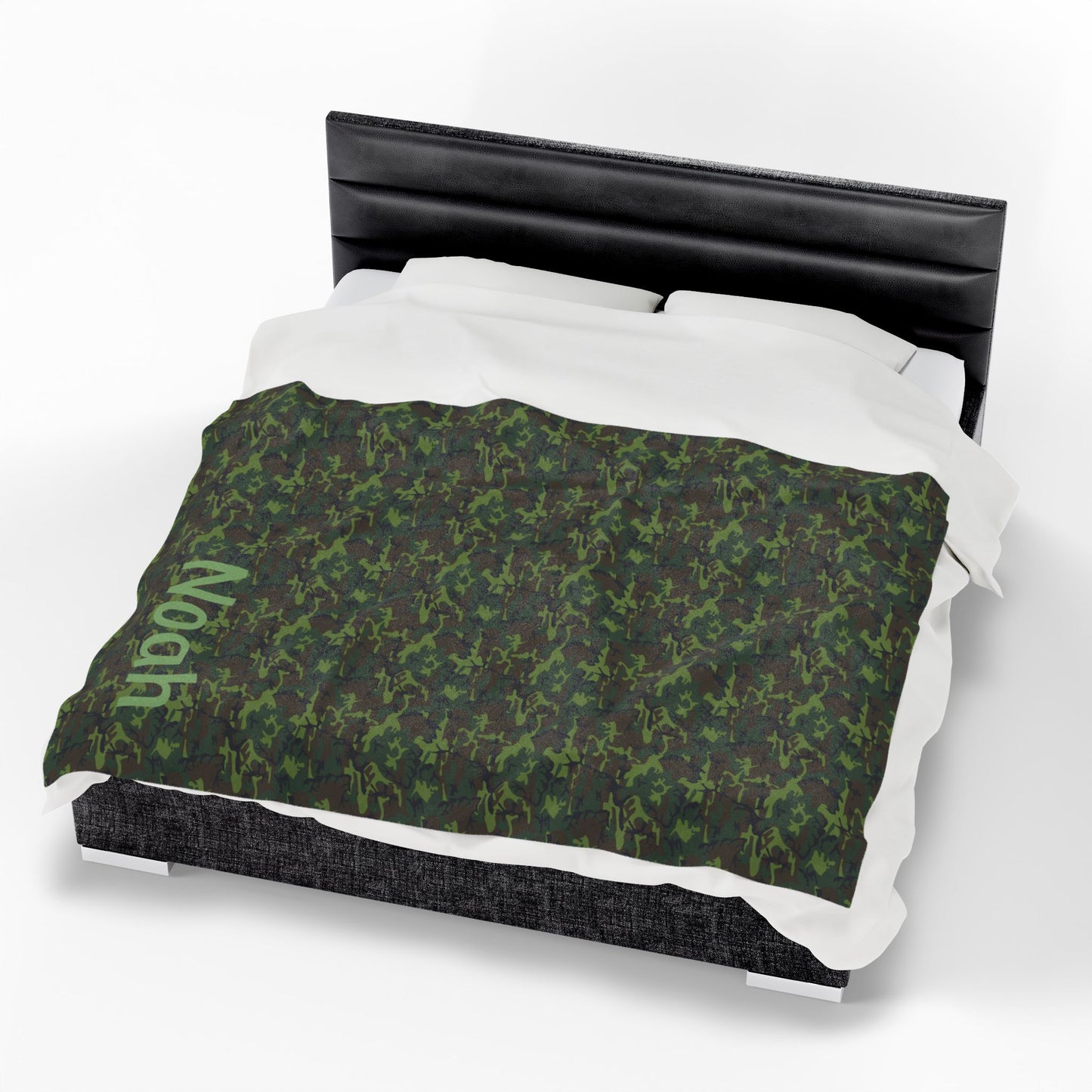 Camouflage Velveteen Plush Blanket - Noah