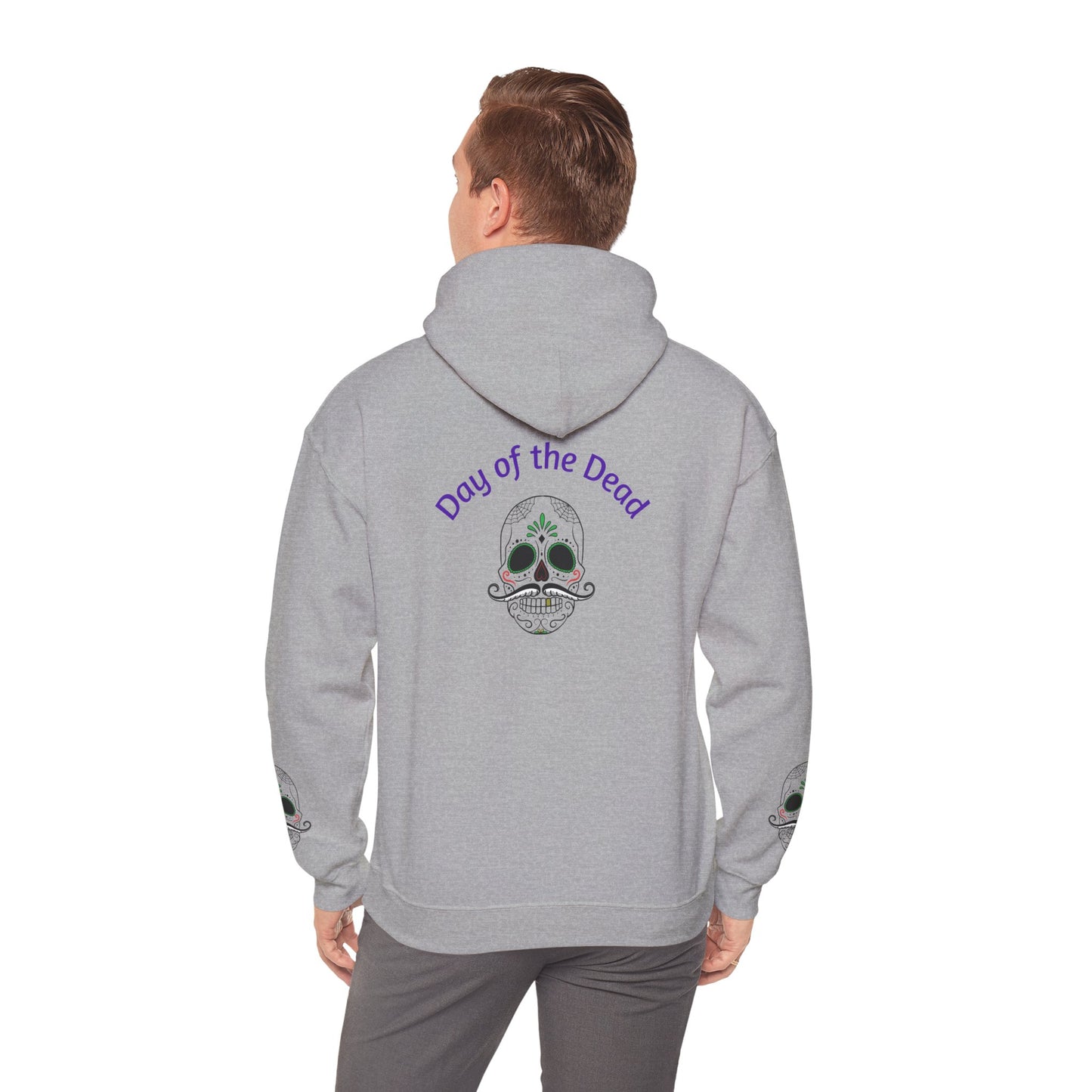 Day of the Dead Hoodie | Unisex Heavy Blend Sweatshirt, Skull Art, Mexican Holiday Apparel, Halloween Costume, Festival Gear