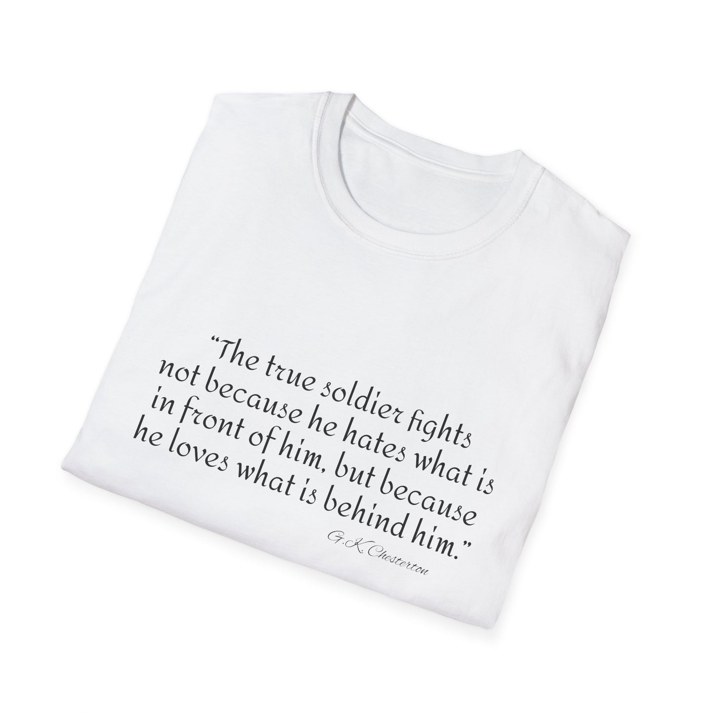 Inspirational Unisex T-Shirt, Gift for Soldiers