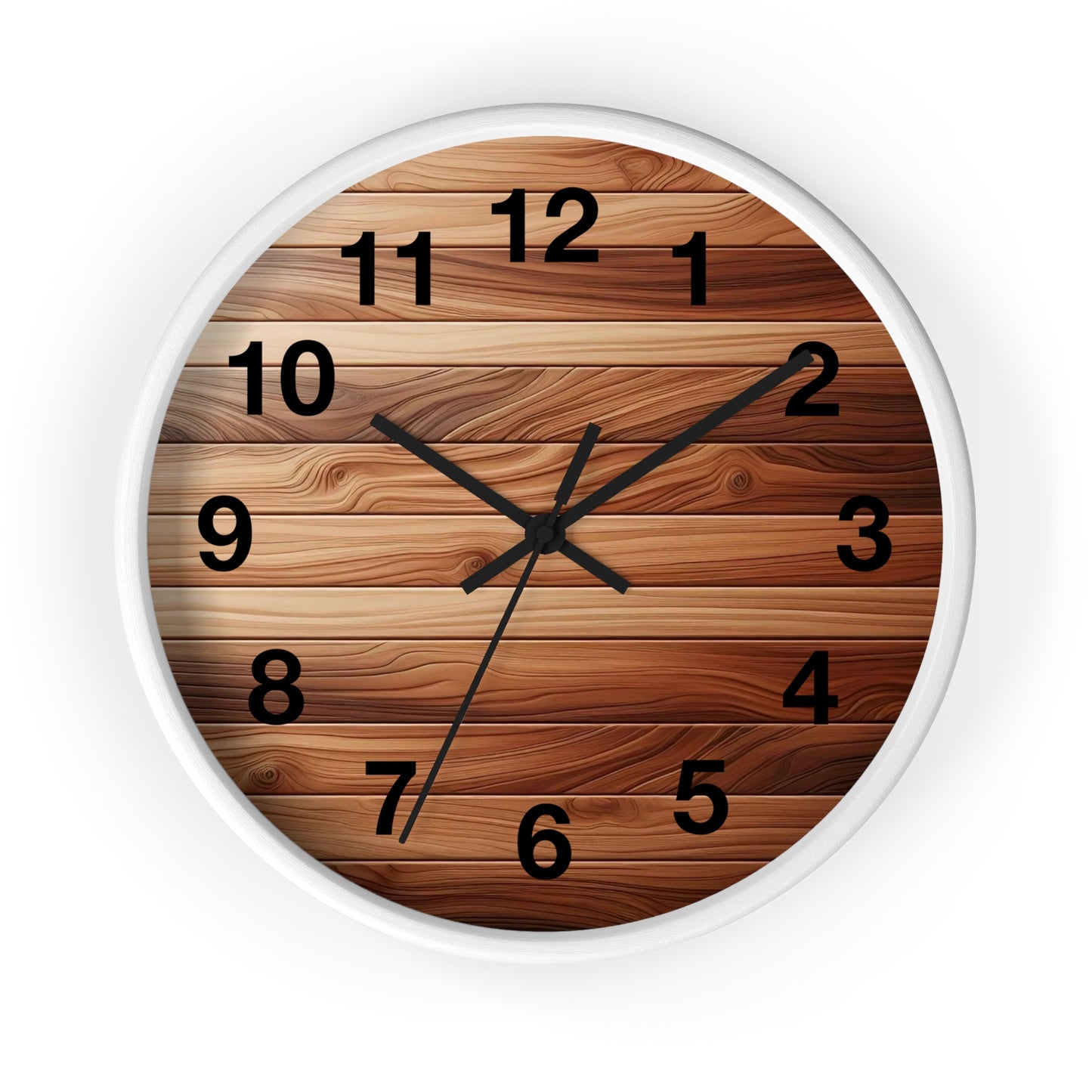 Rustic Wood Wall Clock - Natural Timber Home Decor, Gift for Housewarming, Wedding, Decorative Timepiece, Boho Style, Unique Design