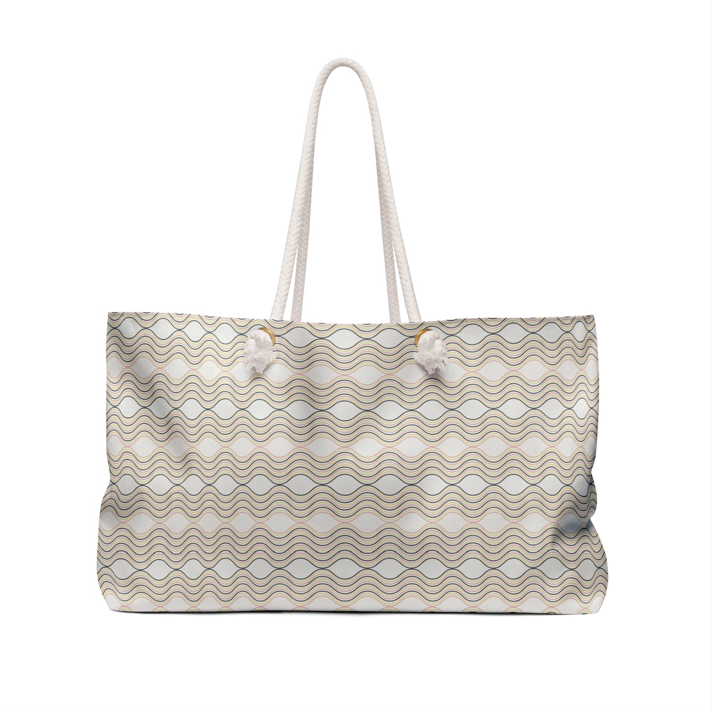 Wave Pattern Weekender Bag | Perfect for Travel, Beach Days, or Gym | Stylish Tote for Your Weekend Getaway, Gift for Her, Summer Essentials