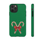 Candy Cane Phone Case: Holiday Spirit, Festive Gift, Cute Accessories, Christmas Decor, Seasonal Style