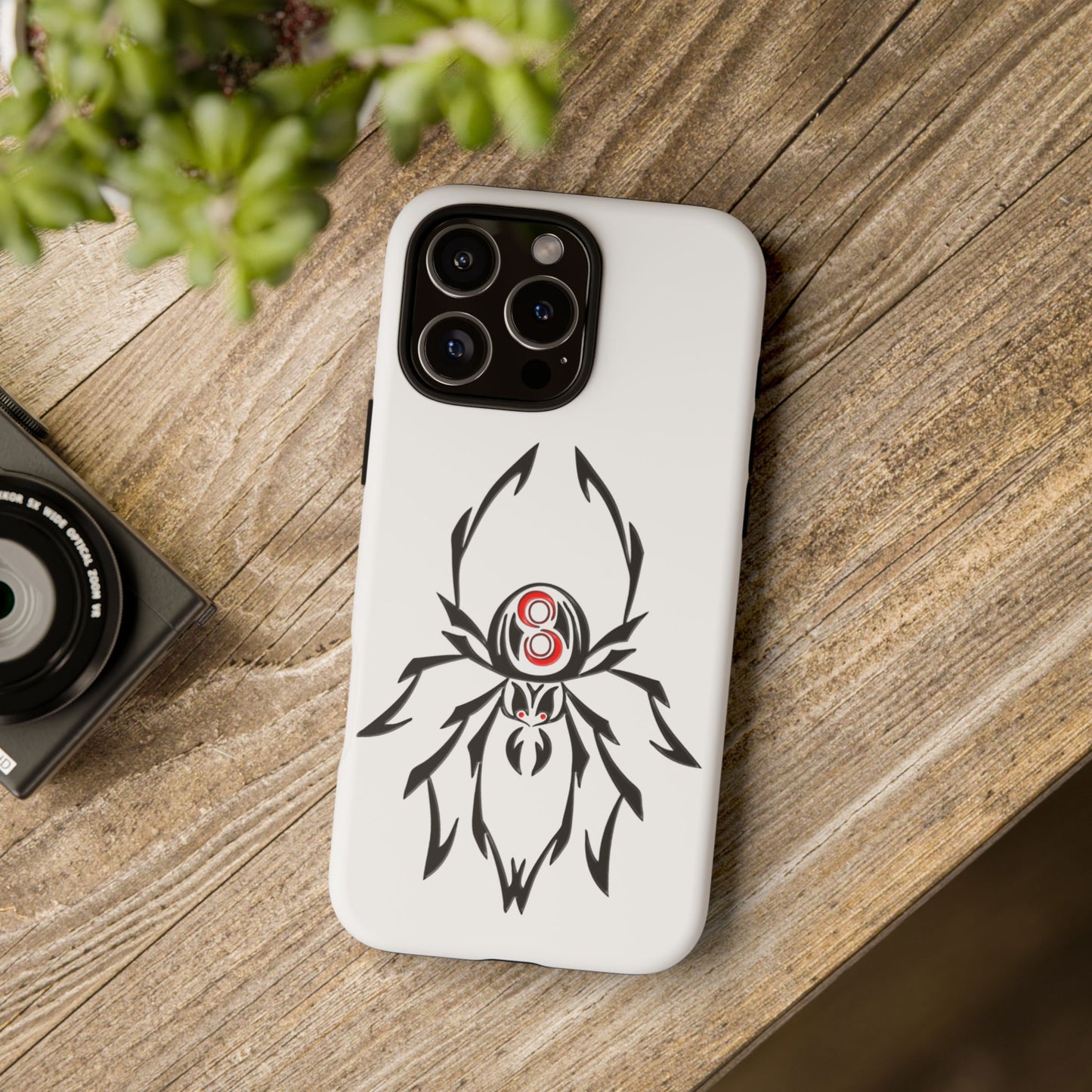Spider Phone Case, Tough Cases, Stylish Accessory, Gift for Teens, Unique Design, Halloween Decor