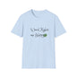 Unisex Softstyle T-Shirt: "Weed Makes Me Happy" - Perfect for Cannabis Enthusiasts, Relaxation, Casual Wear, Gifts, Festivals