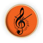 Musical Note Wall Clock | Perfect for Music Lovers, Home Decor, Gifts