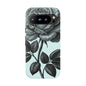 Elegant Floral Phone Case, Tough Cases for iPhones, Black Rose Design, Gift for Her, Stylish Phone Cover, Birthday Gifts