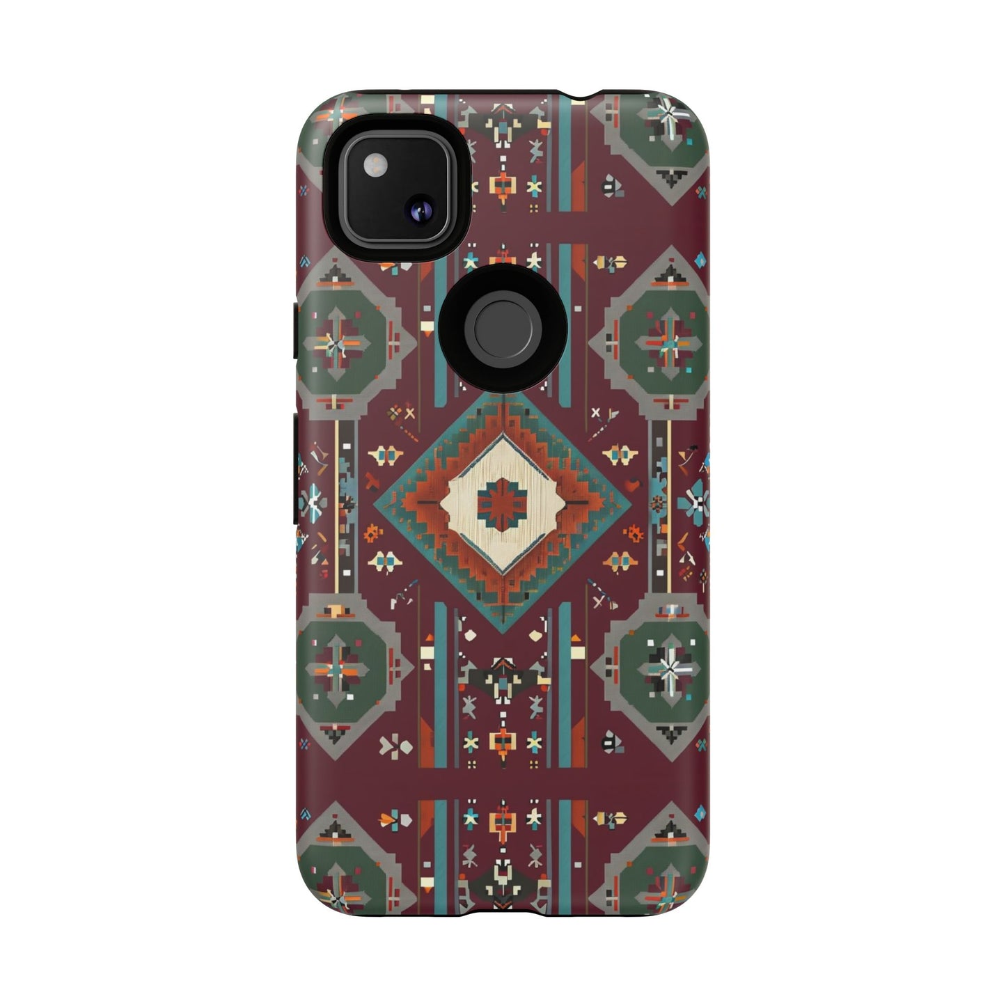 Tribal Pattern Phone Case - Boho Chic, Tough Durable Cover, Stylish Tech Accessory, Gift for Him/Her, Festival Essentials