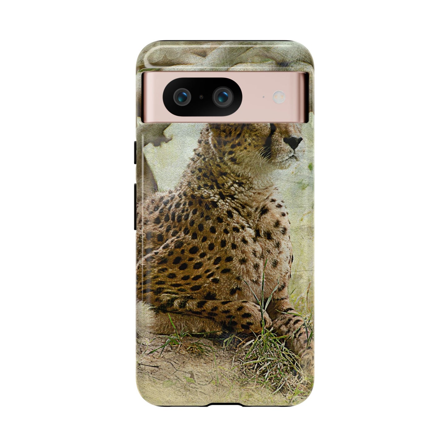 Cheetah Phone Case, Tough Cases, Animal Lover Gift, Wildlife Protection, Eco-Friendly Mobile Cover, Unique Phone Accessory