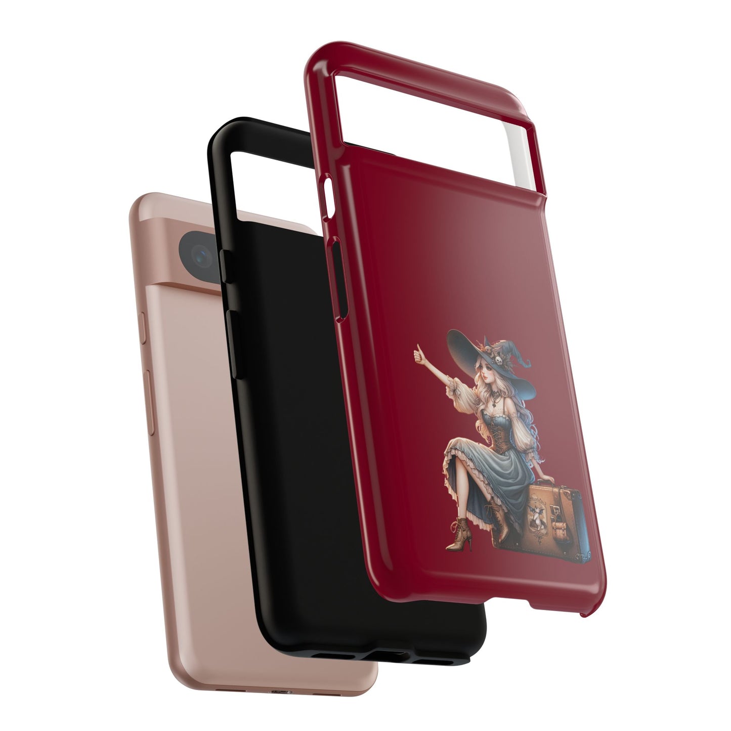 Witchy Phone Case - Magical, Durable - Halloween Gift, Cosplay Accessory, Cute Witch Design