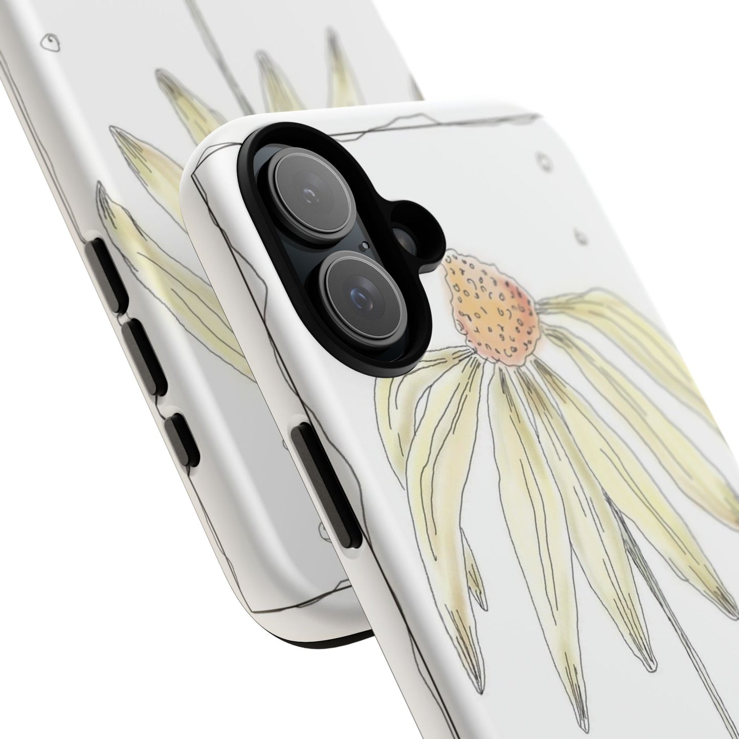 Flower Phone Case with Delicate Design, Tough Phone Cover, Nature Lover Gift, Floral Tech Accessory, Stylish Phone Protection