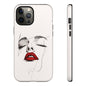 Stylish Phone Case with Artistic Lip Design, Femme Tech Accessory, Trendy Device Cover, Gift for Her, Unique Phone Accessories