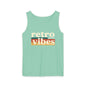 Retro Vibes Tank Top - Unisex Summer Apparel, Casual Wear, Beach Attire, Vintage Style, Gift for Friends
